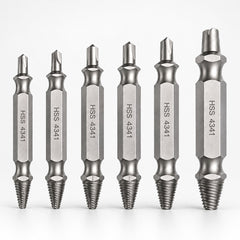 6-Piece Damaged Screw Extractor Set