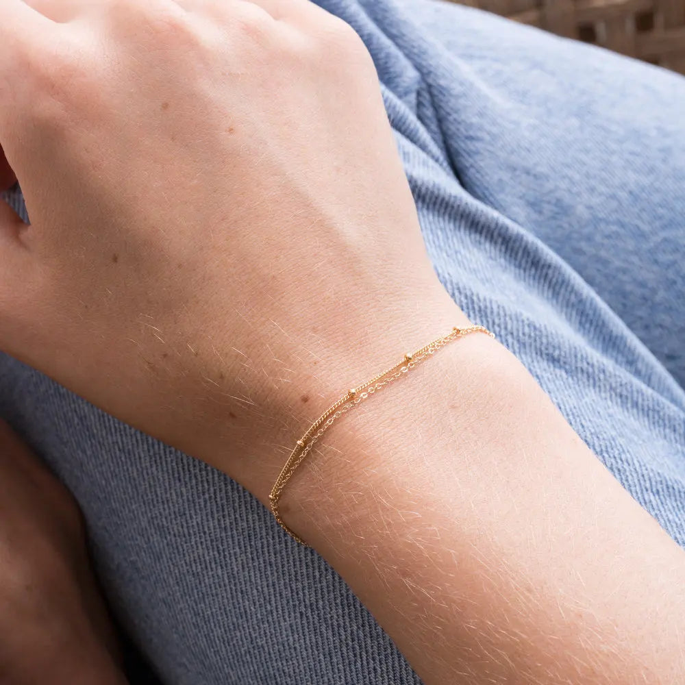 The Fine Chain Bracelet Set