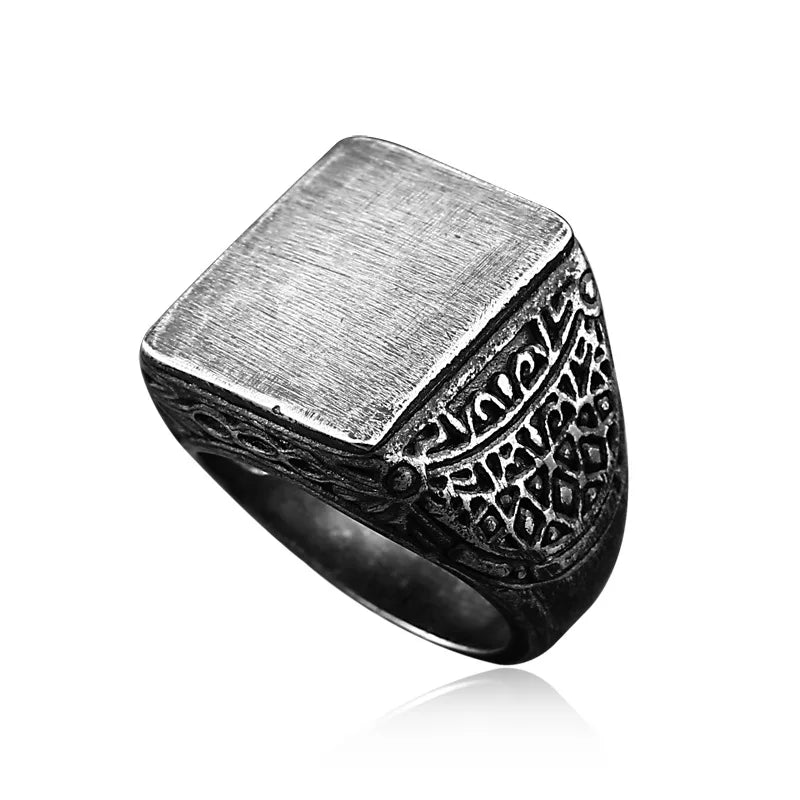 The Brushed Signet Ring