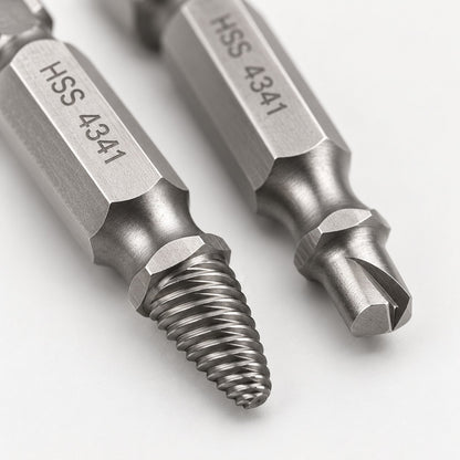 Close-up of the extractor cutting tips