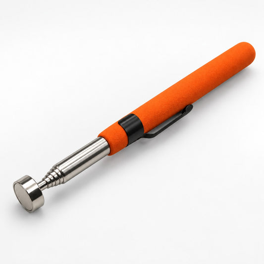 Telescopic magnetic pickup tool